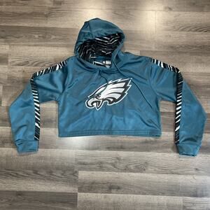 Women’s small Zumba Style Crop Hoodie Philadelphia Eagles NFL